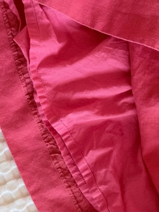 J. Crew Raspberry Pink Ruffled Elastic Waist Mini Skirt - Picture 3 of 7